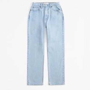Abercrombie Curve Love High Rise Vintage Straight Jean